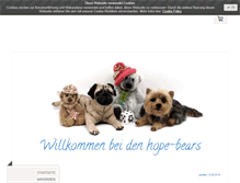 Tablet Screenshot of hope-bears.com